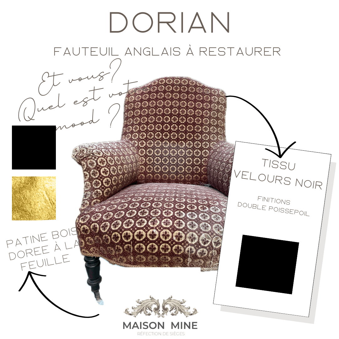 DORIAN - FAUTEUIL ANGLAIS