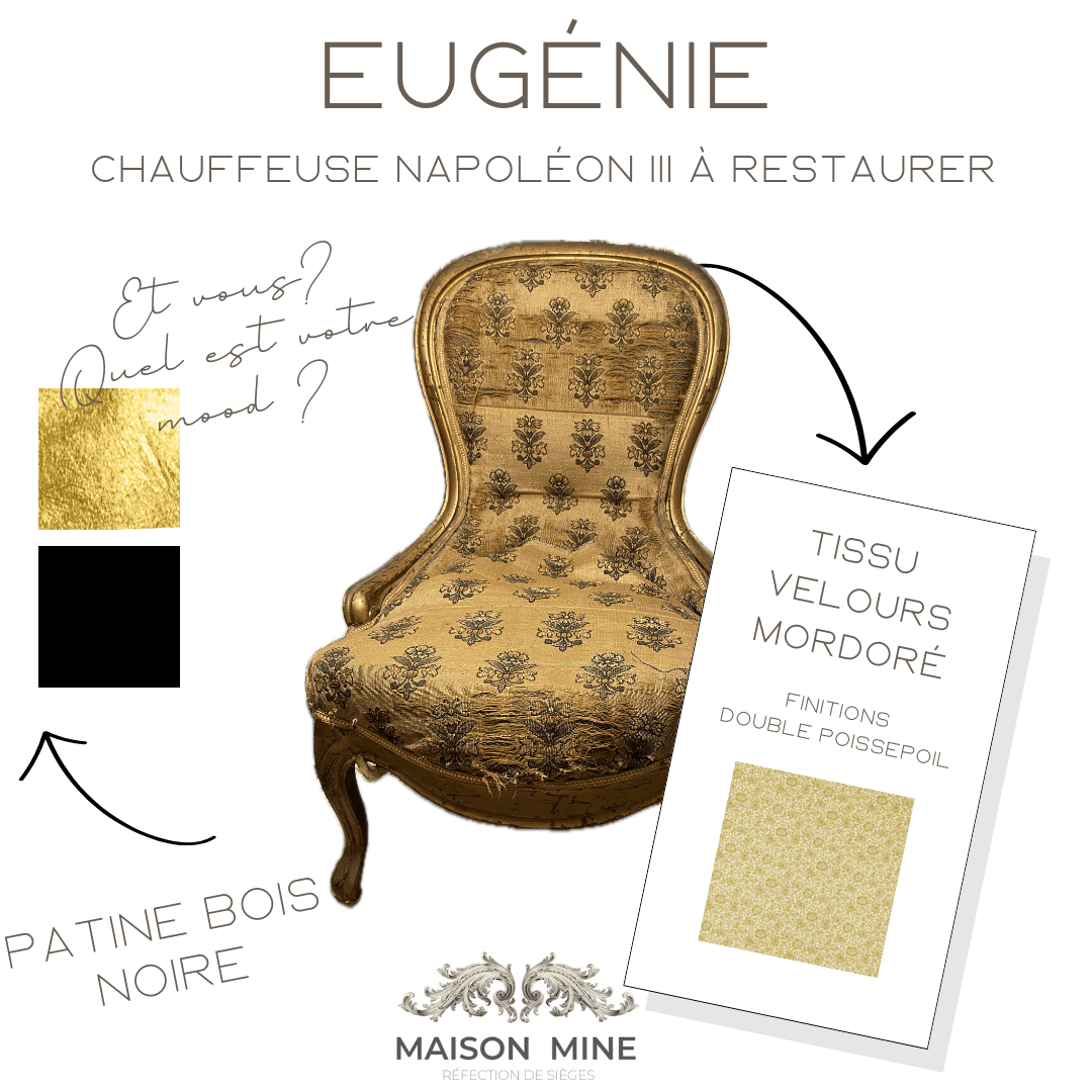 EUGÉNIE - CHAUFFEUSE NAPOLÉON III
